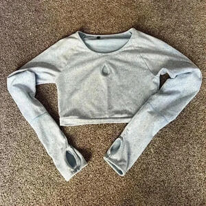 Gymshark cropped long sleeve